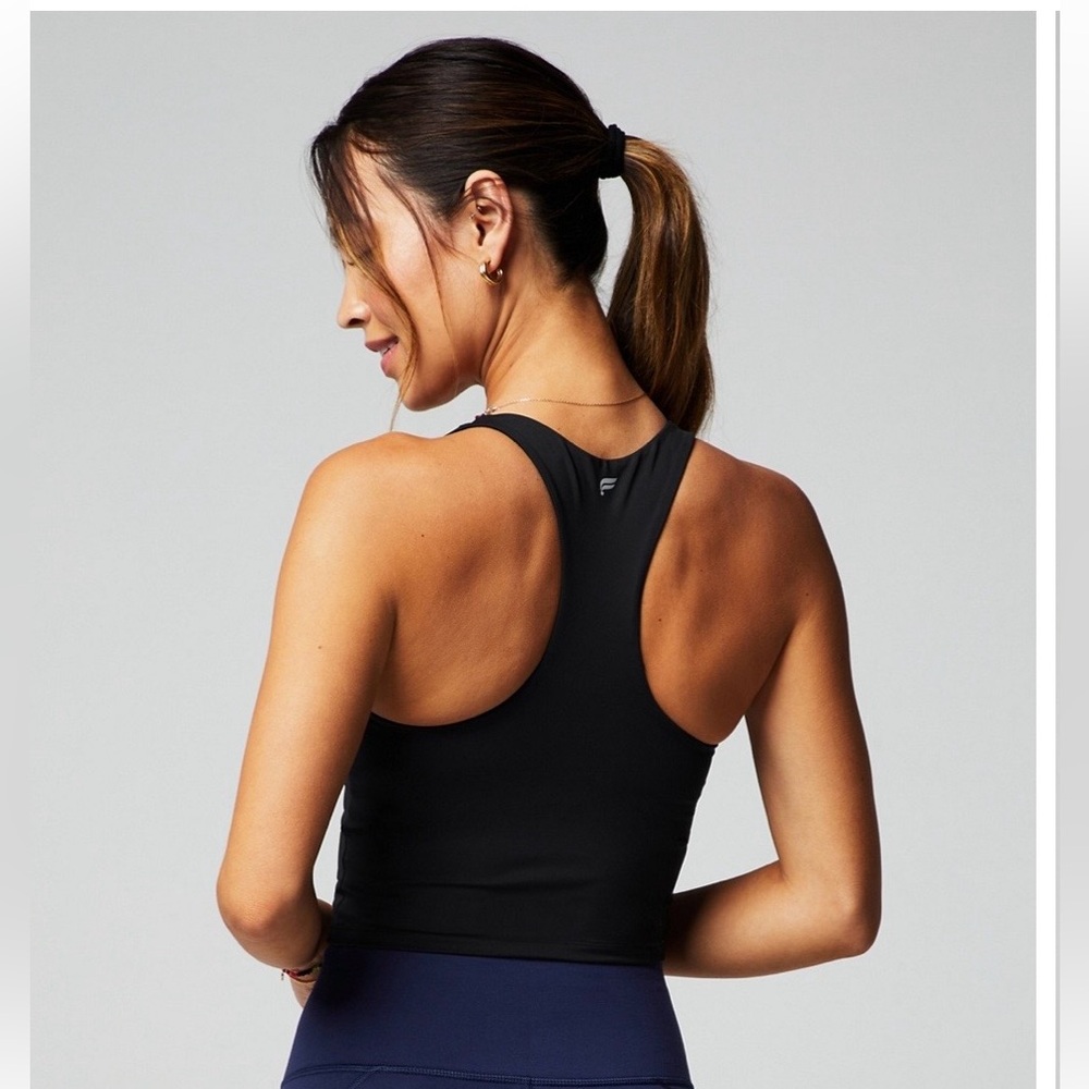 Fabletics Anywhere Cropped Built-In Bra Tank - Picture 6 of 7